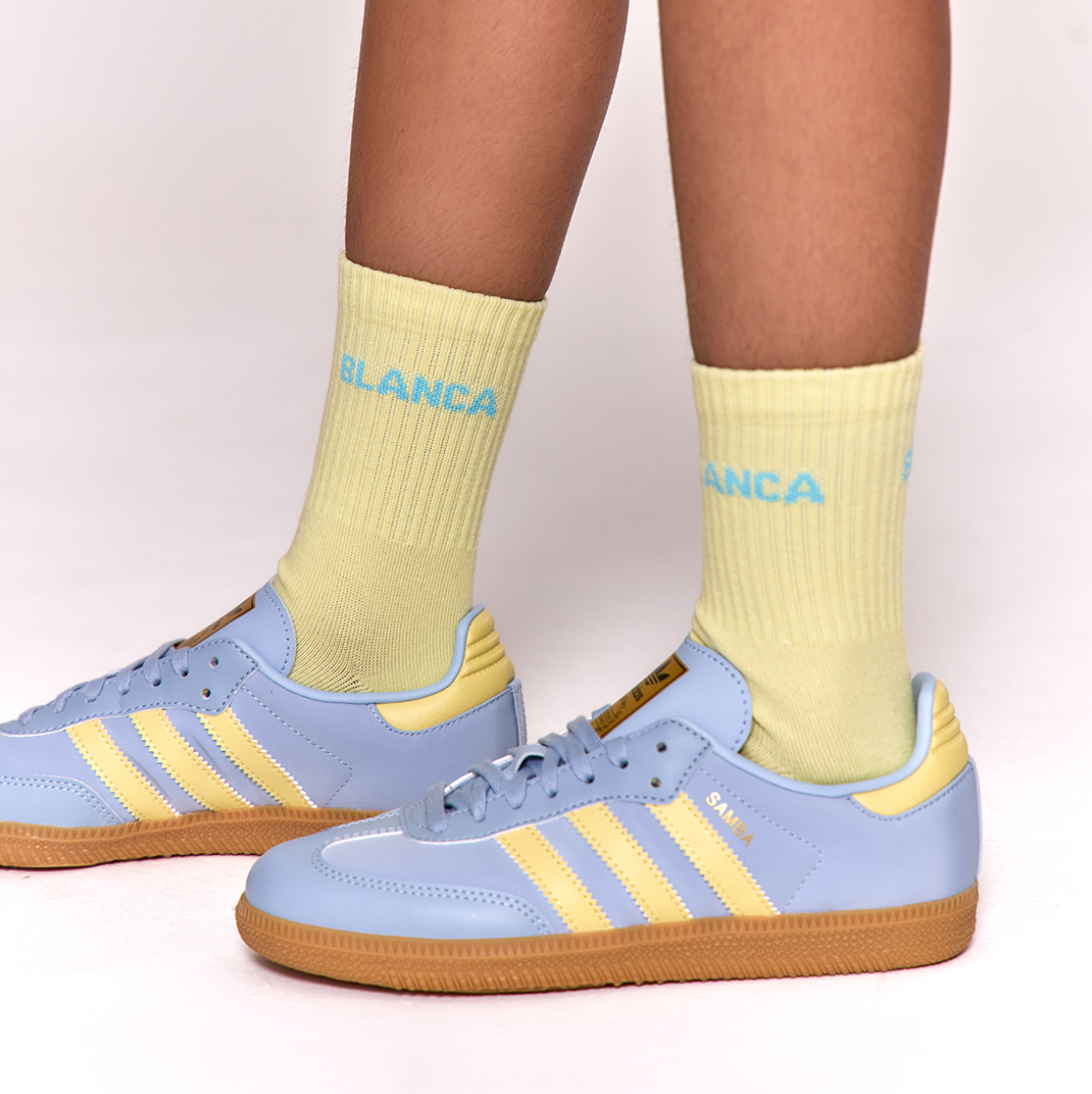 SS25 Blanca Sport Lemon Sports Socks