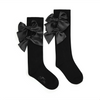 AW25 ADee POPPY Back To School Black Knee High Socks