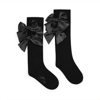 AW25 ADee POPPY Back To School Black Knee High Socks