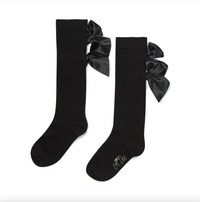 AW25 ADee POPPY Back To School Black Knee High Socks