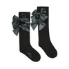 AW25 ADee POPPY Back To School Grey Knee High Socks