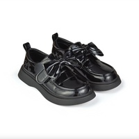 AW25 ADee MARY-BOW Back To School Black Bow Shoes