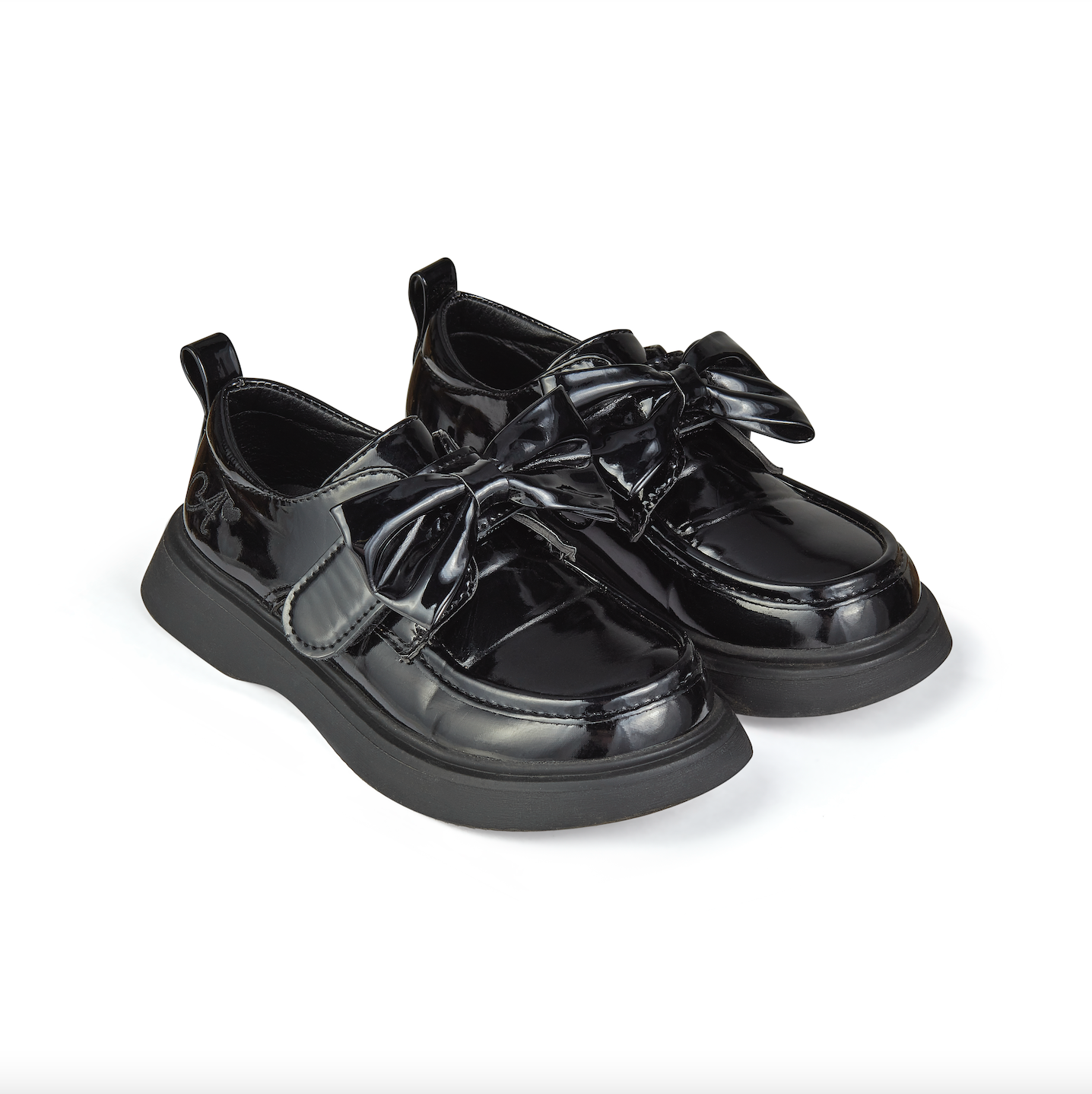 AW25 ADee MARY-BOW Back To School Black Bow Shoes