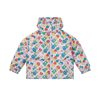 AW25 Stella McCartney Lilac 'Being Kind Is Cool' Coat