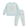 AW25 Mitch & Son JAXON Blue Logo Crest Tracksuit