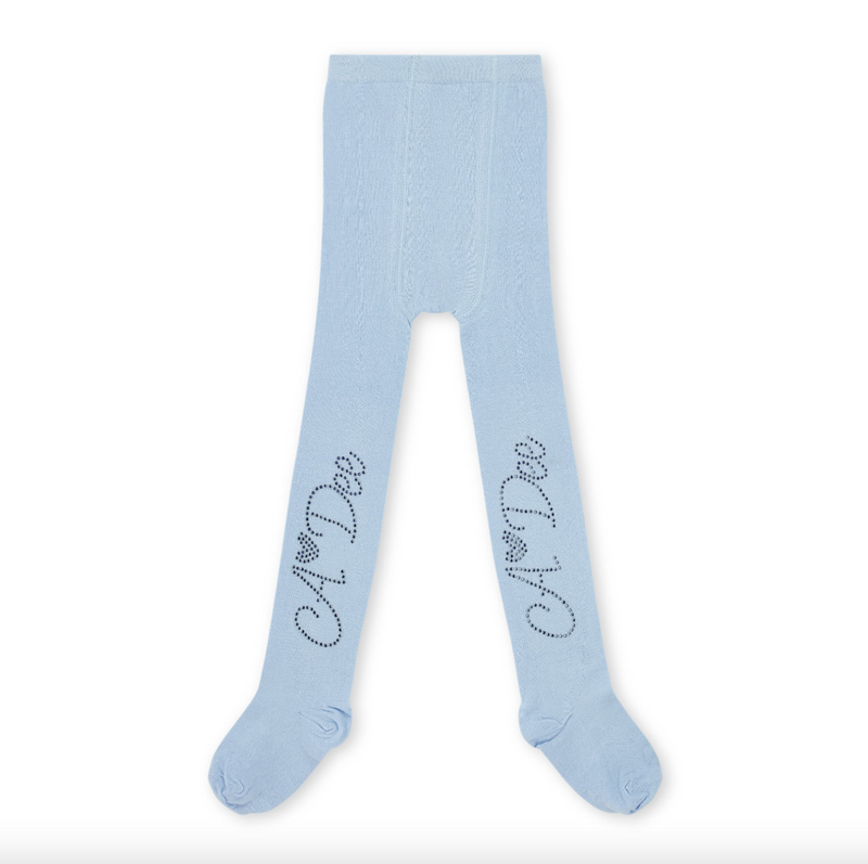 AW25 ADee LUMI Blue Diamante Logo Tights