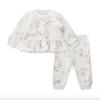 AW25 Little A JASMINE White Bow Frill Tracksuit