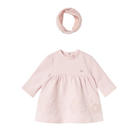 PREORDER AW25 Mayoral Pink Floral Dress With Headband