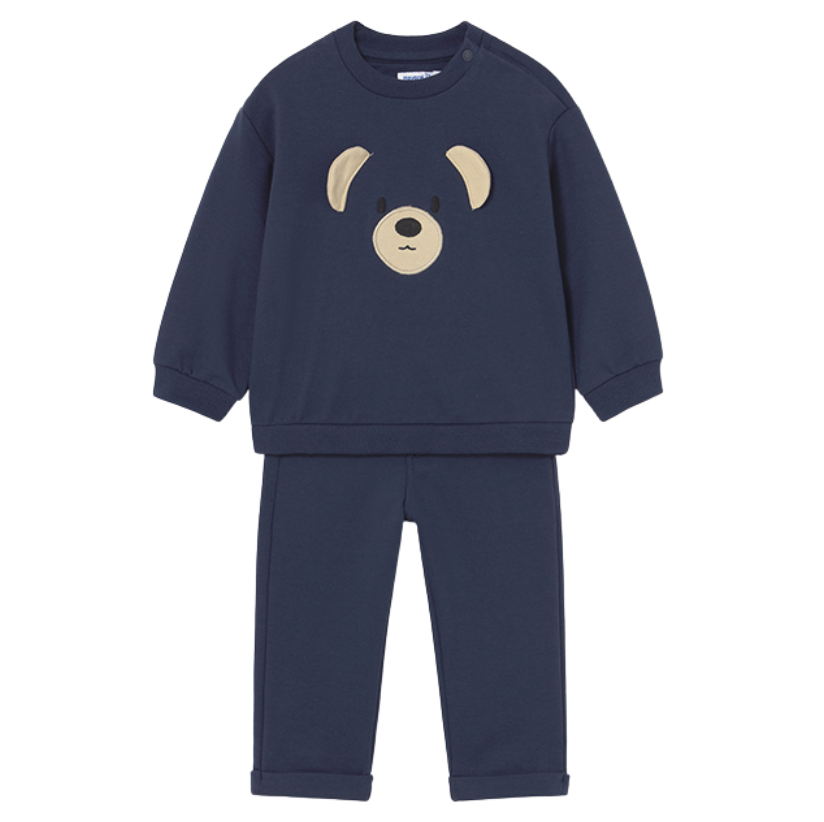 PREORDER AW25 Mayoral Navy Teddy Bear Tracksuit