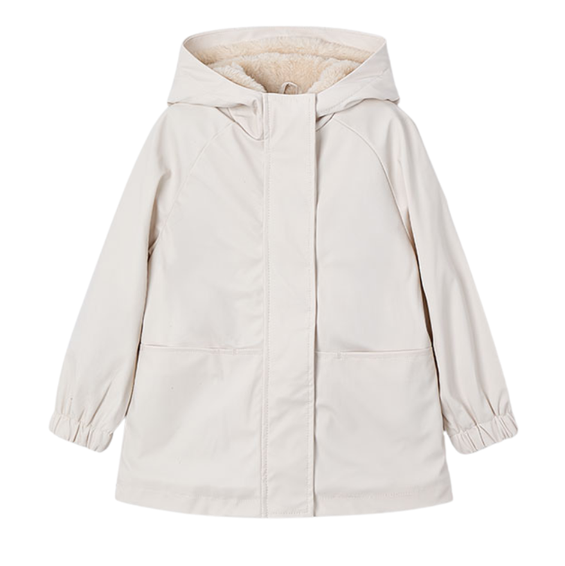 PREORDER AW25 Mayoral Ivory Raincoat