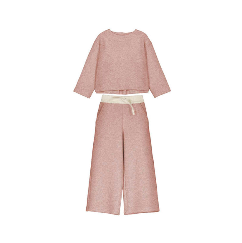 PREORDER AW25 Mayoral Pink Wide Leg Draw String Tracksuit