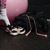 AW25 Bonini RUN Black Pink & White Sport Trainers