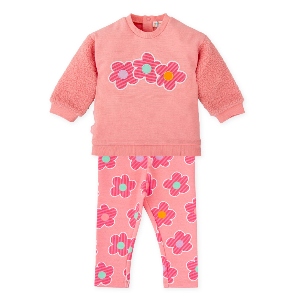 AW25 Agatha Ruiz De La Prada Baby Pink Triple Flower Tracksuit