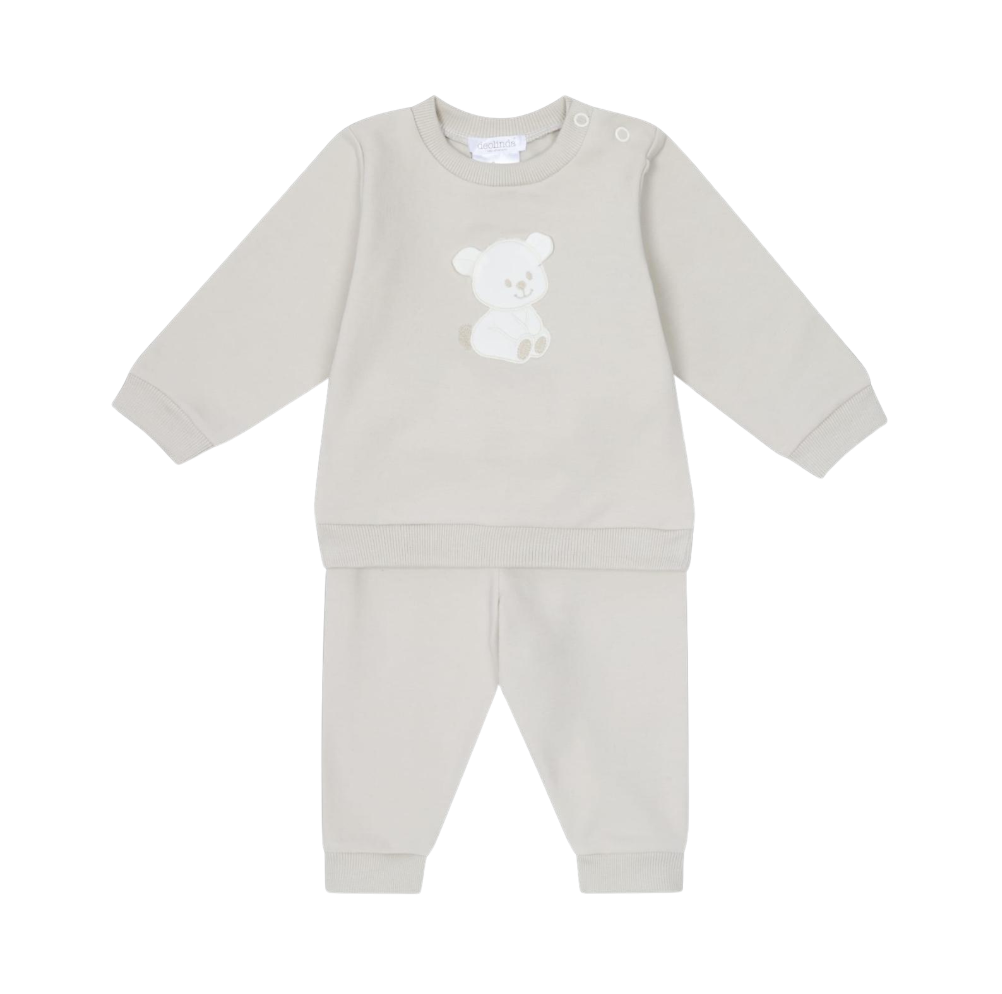AW25 Deolinda Beige & White Animal Tracksuit