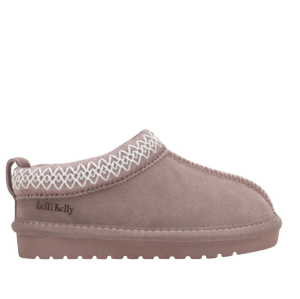 AW25 Lelli Kelly LIDIA Pink Suede Slippers