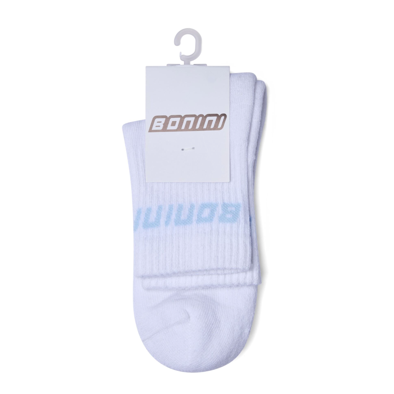 AW25 Bonini ASPIRE White & Blue Sport Socks
