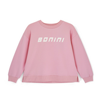 PREORDER SS26 Bonini ASPIRE Pink & White Logo Sweatshirt