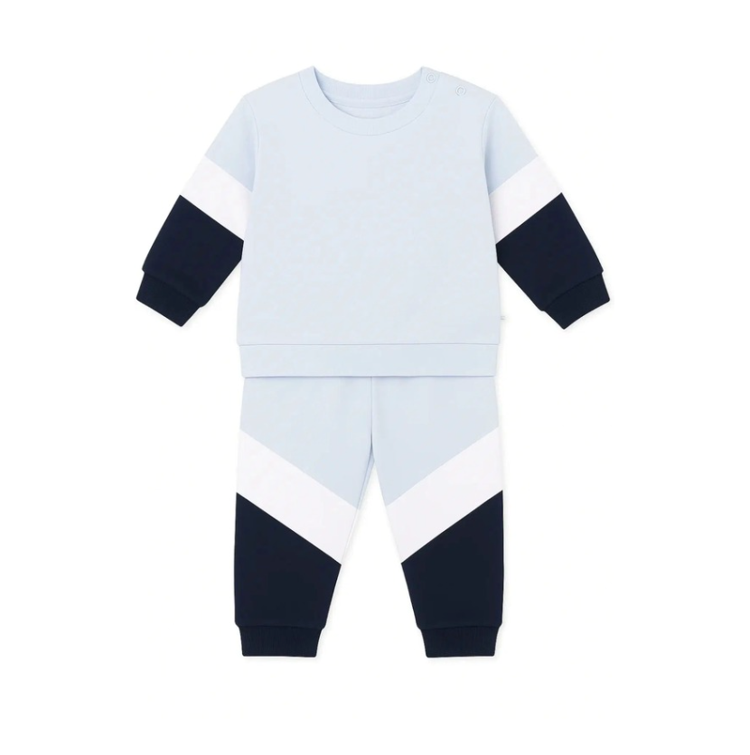 SS26 Deolinda Navy Pale Blue & White Striped Tracksuit