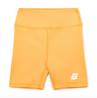 SS26 Bonini ASPIRE Orange & White Logo Cycling Shorts