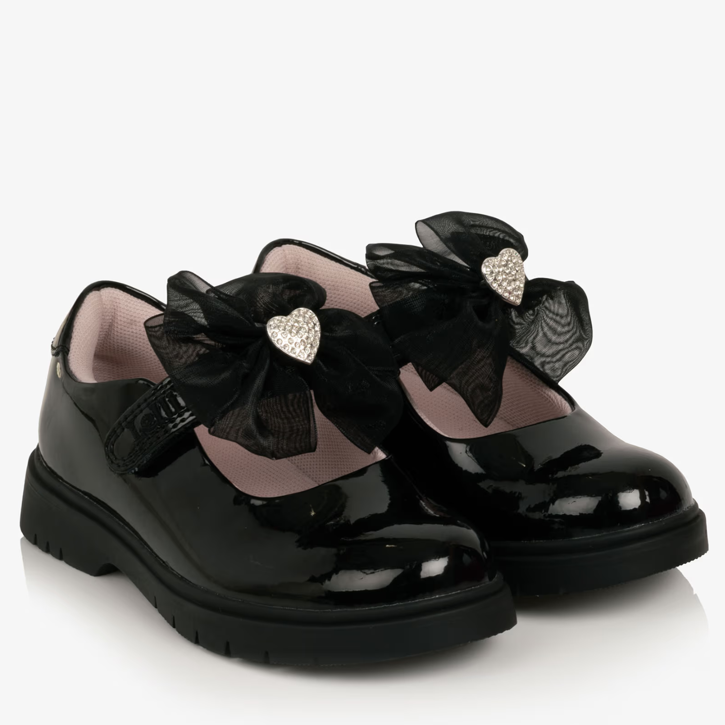 Lelli Kelly Girls MIA Black Patent Leather School Shoes