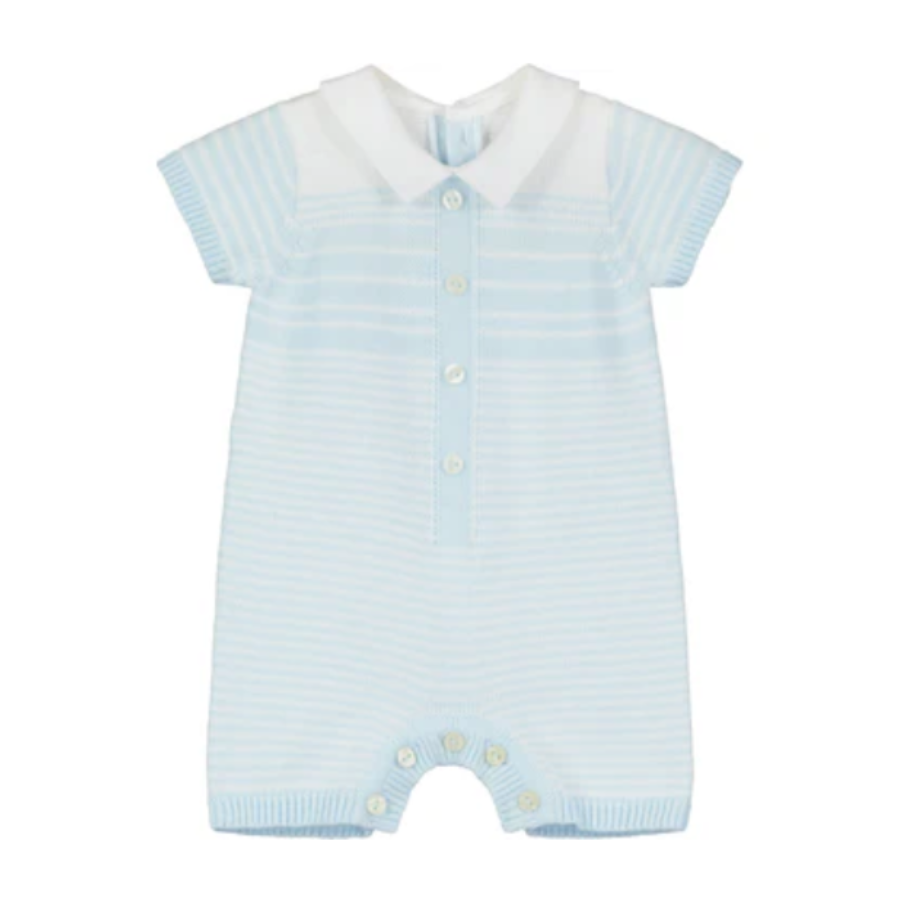 Emile Et Rose Boys FABIAN Blue Romper