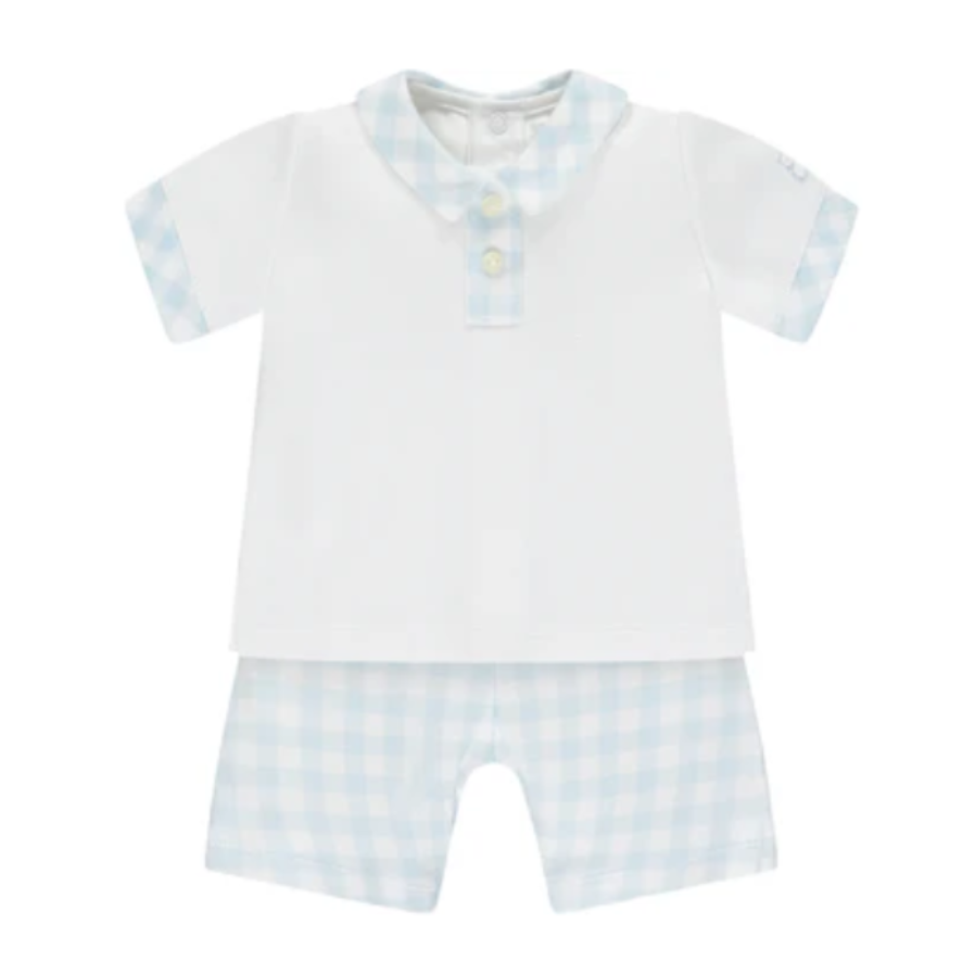 Emile Et Rose Boys DOYLE Blue Shorts Set