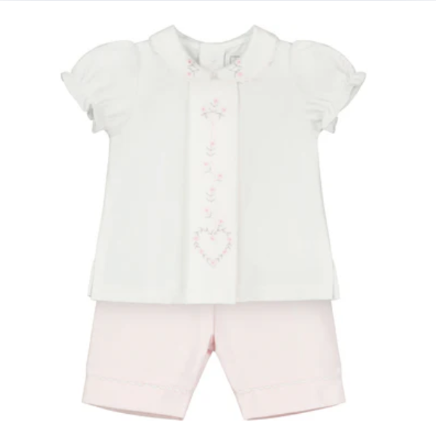 Emile Et Rose Girls FIONA Pink Shorts Set