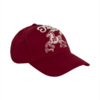 Stella McCartney Girls Burgundy Horse Cap