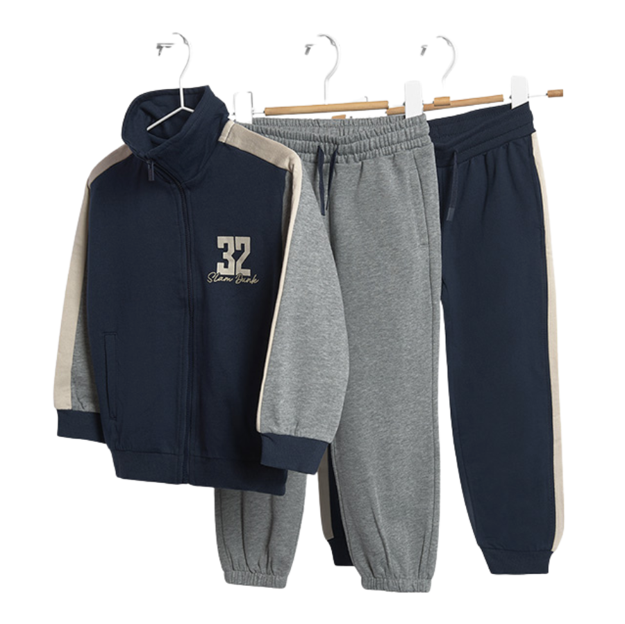 Mayoral Boys Navy Blue Three Piece Tracksuit