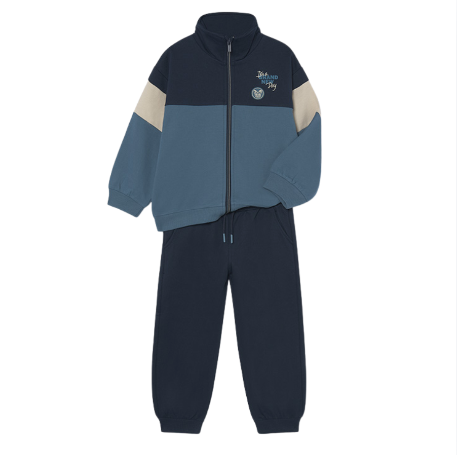 Mayoral Boys Blue Zipper Tracksuit
