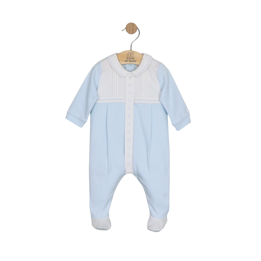 Emile Et Rose Boys MATTHEW Blue Babygrow