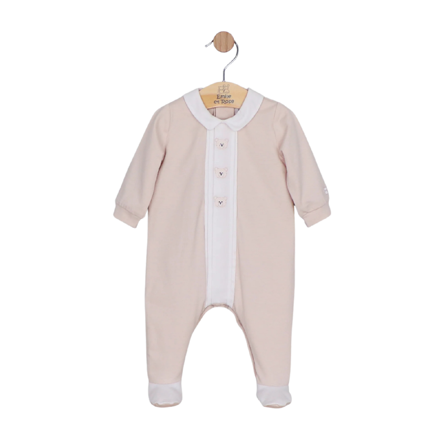 Emile Et Rose Boys MILES Beige Babygrow