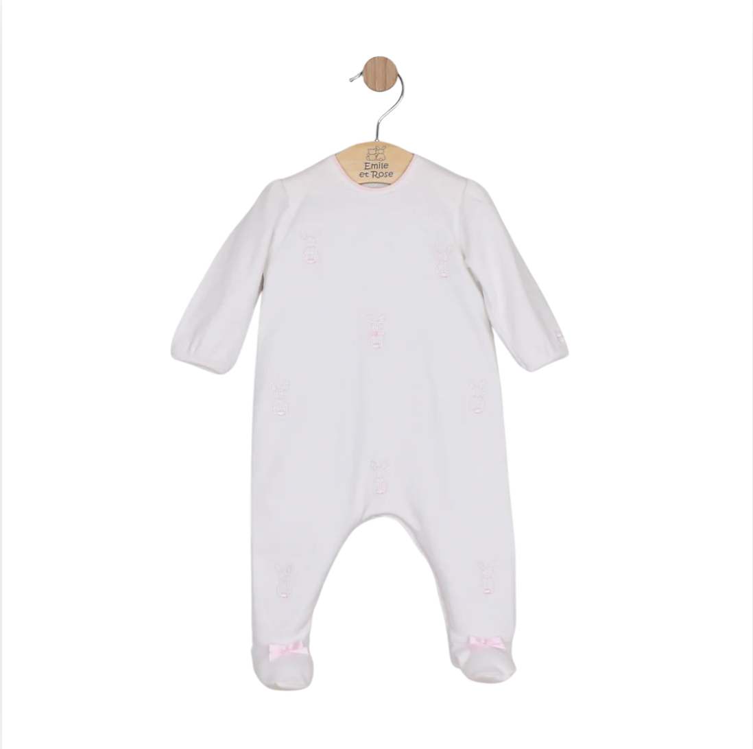 Emile Et Rose Girls MONIQUE Pink Babygrow