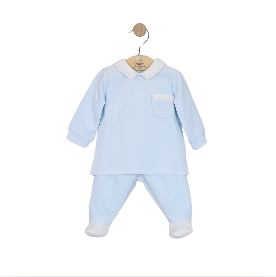 Emile Et Rose Boys MASON Blue Two Piece Set