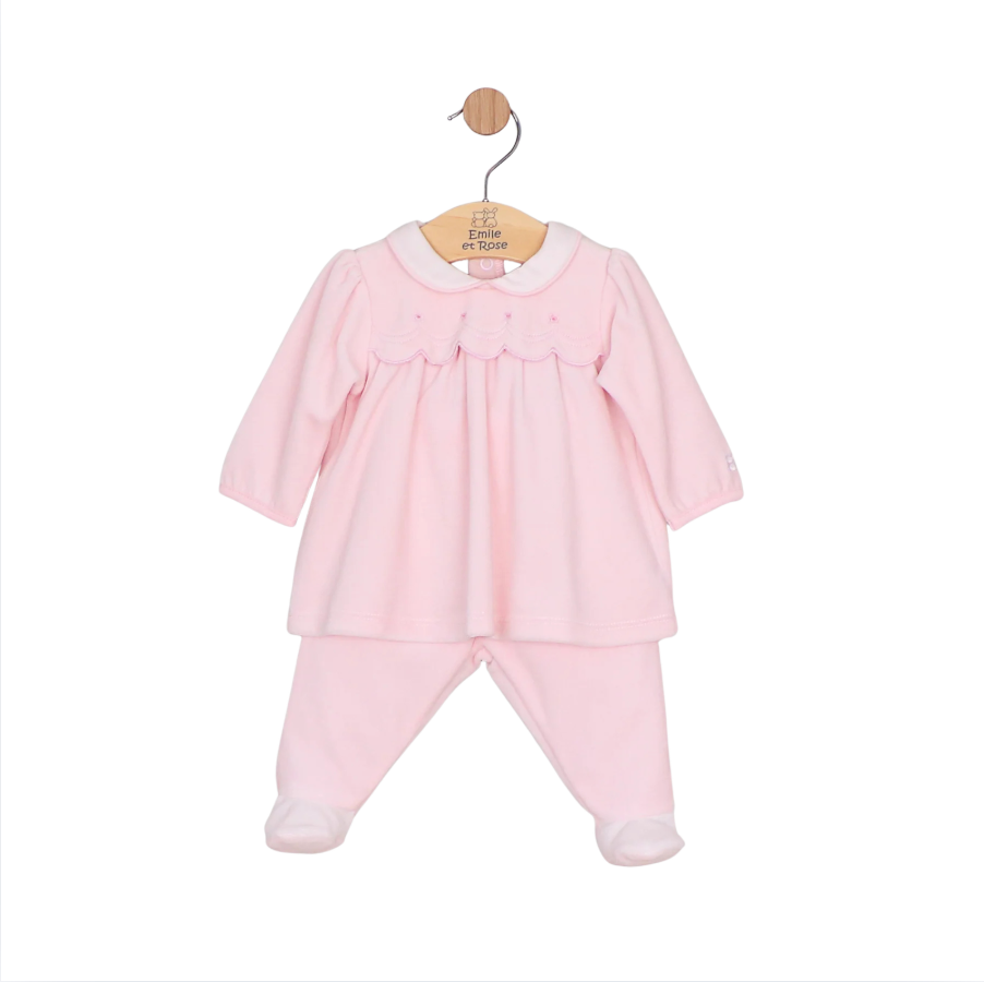 Emile Et Rose Girls MICHELLE Pink Two Piece Set