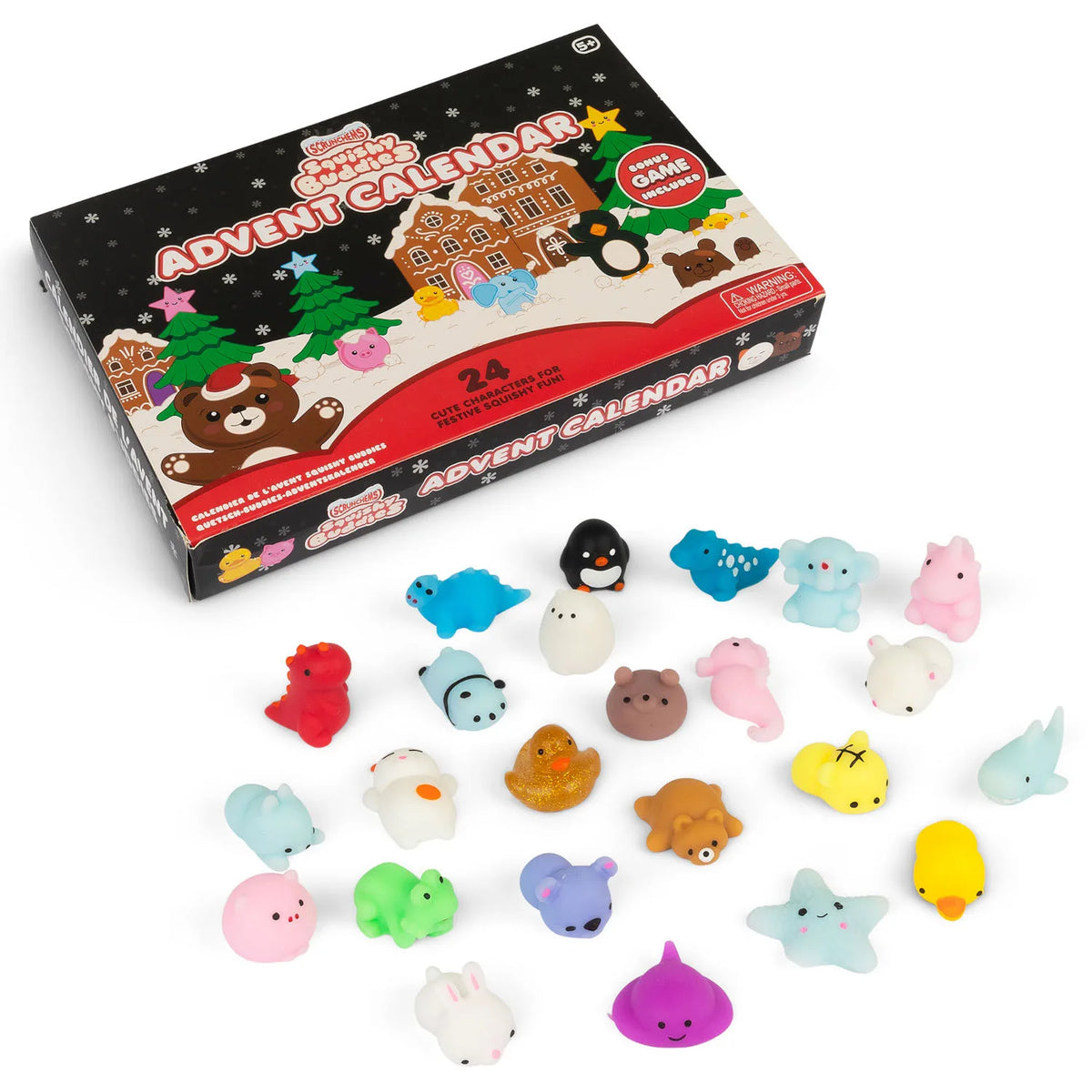 Scrunchems Unisex Squishy Buddies Advent Calendar Toys