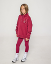 AW25 Ansandro Cherry Red Funnel Neck Sweatshirt