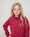 AW25 Ansandro Cherry Red Funnel Neck Sweatshirt