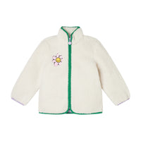 AW25 Stella McCartney Ivory Flower Fleece