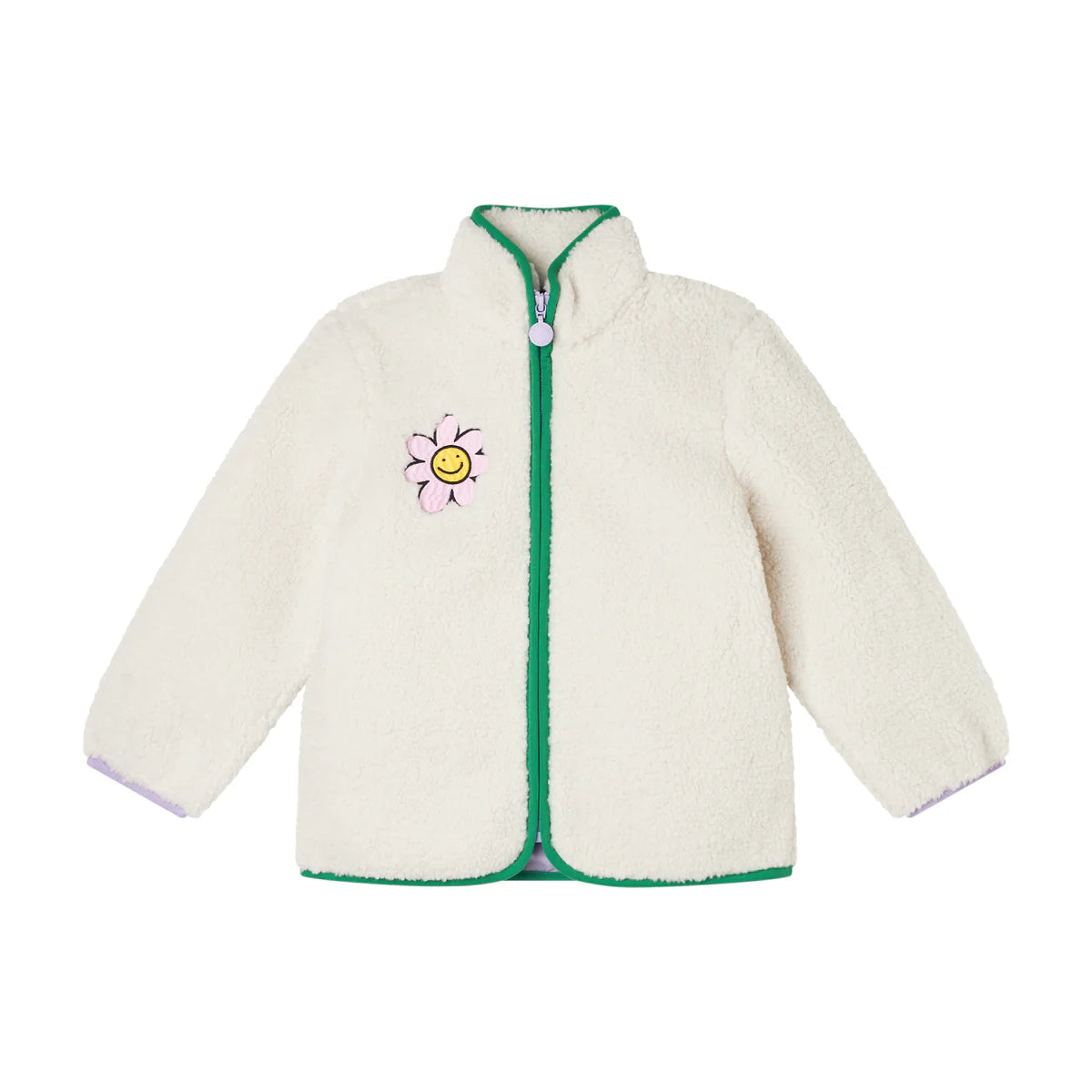 AW25 Stella McCartney Ivory Flower Fleece