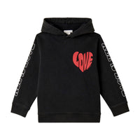 PREORDER AW25 Stella McCartney Black Multicoloured 'Love Is All Around You' Hoody