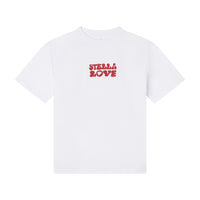 PREORDER AW25 Stella McCartney White Red & Pink 'Stella Love' T-Shirt