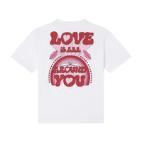 PREORDER AW25 Stella McCartney White Red & Pink 'Stella Love' T-Shirt
