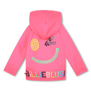 AW23 Billieblush Pink Logo Smile Wink Jacket / Rain Coat