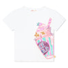 SS24 Billieblush Pink & White 'Ice Cold' Milkshake Denim Jacket & Short 3 Piece Set