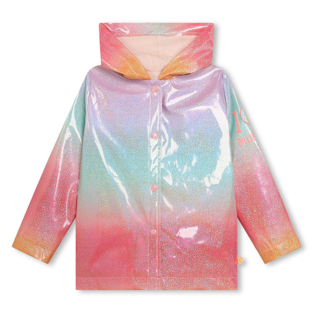 SS24 Billieblush Multicoloured Hooded Raincoat