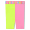 SS24 Billieblush Pink & Yellow Logo Tank Top & Cycling Short Set