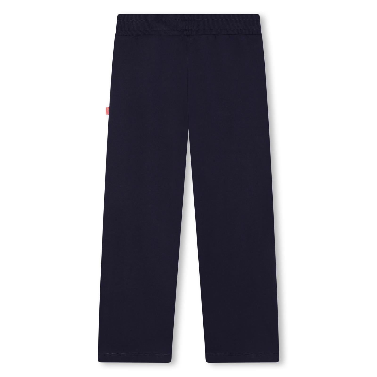 Billieblush Navy Blue Multicoloured Hearts 'Bla Bla Bla' Logo Hooded Tracksuit