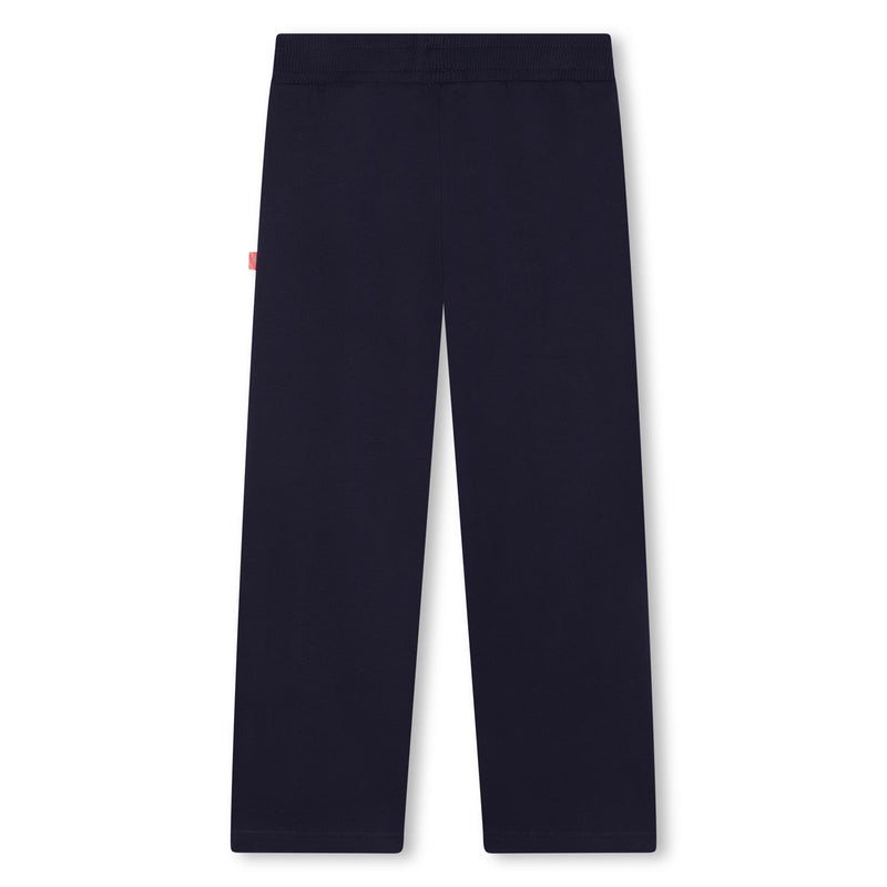 Billieblush Navy Blue Multicoloured Hearts 'Bla Bla Bla' Logo Hooded Tracksuit
