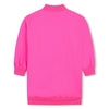 Billieblush Pink Multicoloured 'You Look Fab' Quarter Zip Dress